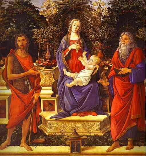 Virgin and Child Enthroned between Saint John the Baptist and Saint John the Evangelist